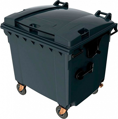 Контейнер для сміття з пласкою кришкою 1100 л