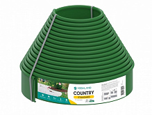 Декоративный бордюр Vodaland Country Standard H100 зелений 15 м