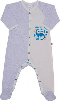 Комбинезон детский ТМ Софія Динозаврик р.56 серый 190156 