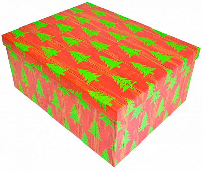 Коробка подарункова Ялинки 37.5х29 см 11102287010