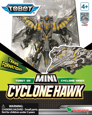 Игрушка-трансформер Tobot Детективы Галактики С2 мини Циклон Хок 301123 