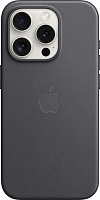Чехол Apple FineWoven Case with MagSafe для Apple iPhone 15 Pro black (MT4H3ZM/A)