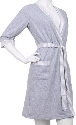 Халат Smileyworld 001/16161 р. S серый 