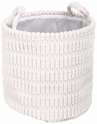 Корзина Velvet М 34x34 см EG92596W молочный 