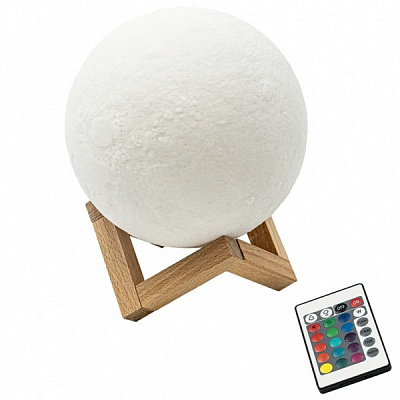 Ночник 3D Led Berger Moon 3D 0,5 Вт белый 1045-NL-15 Moon 3D RGB 