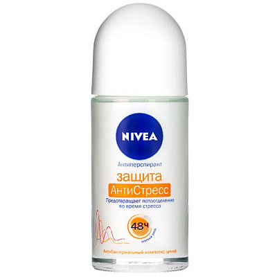 Дезодорант кульковий Nivea Захист Антистрес 50 мл