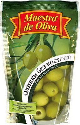 Оливки Maestro De Oliva без кісточки 170 г
