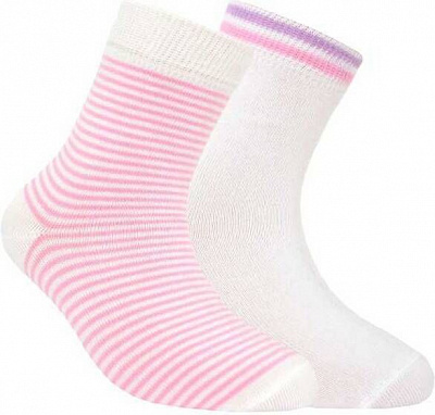 Носки детские ESLI E (2 пары) 14С-14СПЕ 707 р.18 бело-розовый 