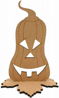 Заготовка Тыква на Хеллоуин 2 на подставке 20х18,6х17,5 см