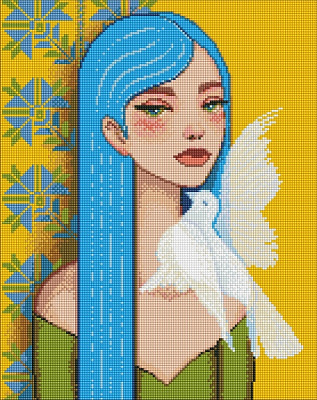 Алмазная мозаика Набор со стразами Идейка Весточка от любимого 40х50см Идейка 