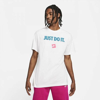 Футболка Nike M NSW TEE JDI 12 MONTH DB6473-100 р. S білий