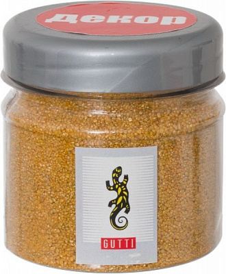 Песок декоративный Gutti Gold 0,8-1,2 мм 300 г