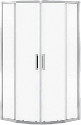 Душове огородження напівкругле 90х90х190 см прозоре (ST90С)
