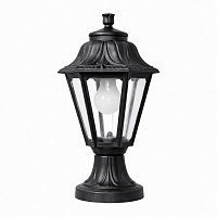 Світильник вуличний підлоговий FUMAGALLI Mikrolot/Anna Clear E27 12 Вт IP55 чорний