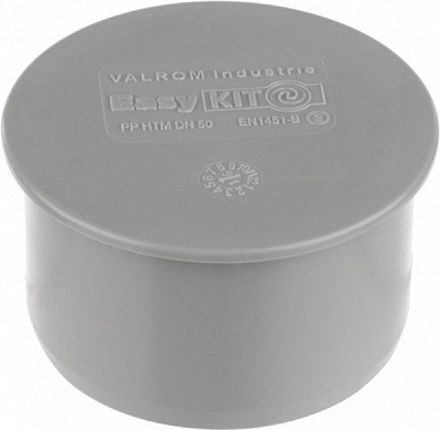 Заглушка каналізаційна ValRom ПП d50