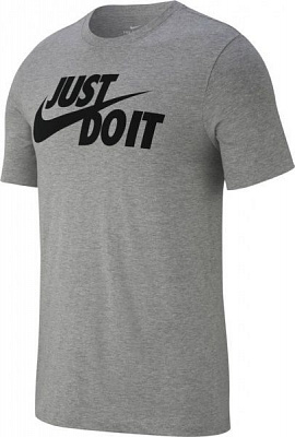Футболка Nike M NSW TEE JUST DO IT SWOOSH AR5006-063 L серый