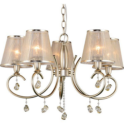 Люстра підвісна Victoria Lighting 5x40 Вт E14 шампань/бронза Edit