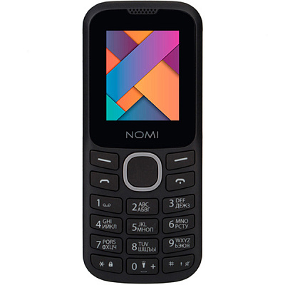 Мобільний телефон Nomi i184 (Black-Grey)