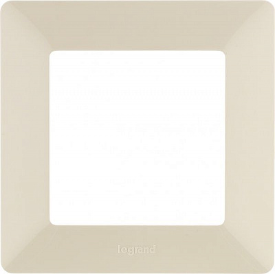 Рамка одноместная Legrand Life универсальная кремовый 754047