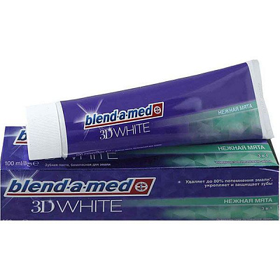 Зубна паста Blend-a-Med 3D White Дбайлива м’ята 100 мл