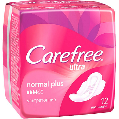 Гігієнічні прокладки Carefree Ultra Normal Plus 12 шт