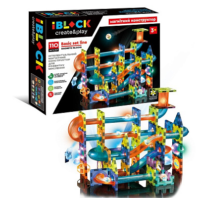 Конструктор магнітний Iblock PL-921-256