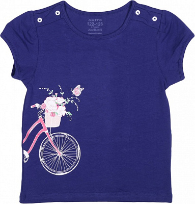 Футболка для девочек KOSTA 0539-5 р.134 синий 