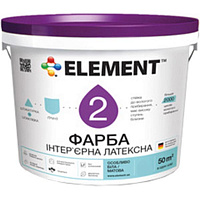 Фарба Element 2 білий 1л