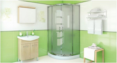 Плитка Cersanit Андреа цветок декор 25x40 