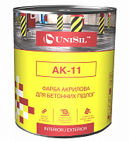 Краска UniSil АК-11 для бетоних полов База С мат 0,75л