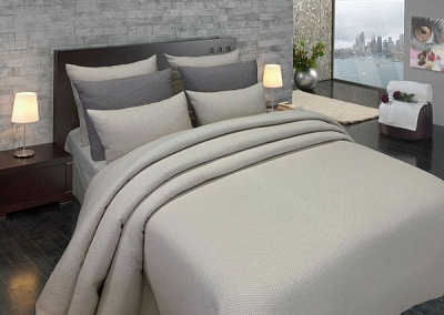 Покривало Sines 260x230 см La Nuit світло-сірий