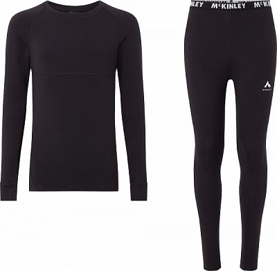 Комплект термобілизни McKinley SET Dustin/Dylan jrs 294551-057 р.110 чорний