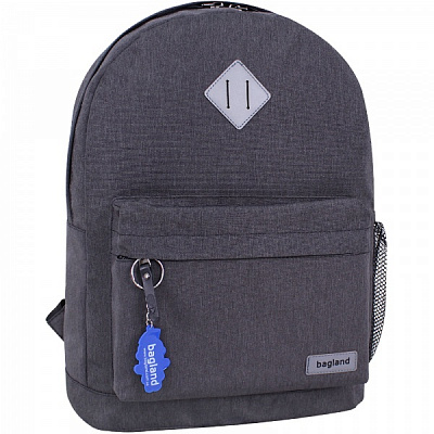 Рюкзак молодіжний Bagland 17 л темно-сірий меланж (533692)