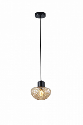 Підвіс Sensio Elystrum 1x40 Вт E27 чорний LS-07802/1PB-40W