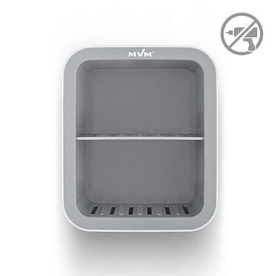 Полка для ванной MVM ВР-17 белый с серым 