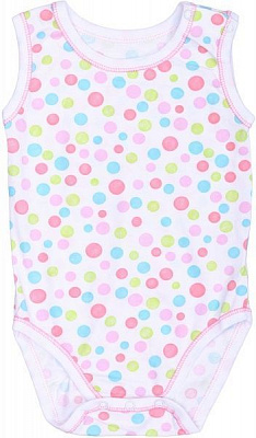 Боди для девочки Фламинго 44 160-127 р.74 белый с рисунком 