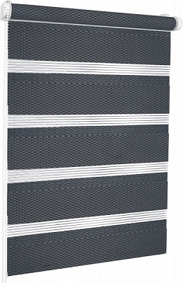 Ролета день-ніч DAY&NIGHT GRIN 38-11614 42x150 см антрацитова