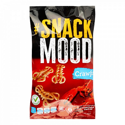 Снеки SNACK MOOD пшенично-картопляні зі смаком раків140 г