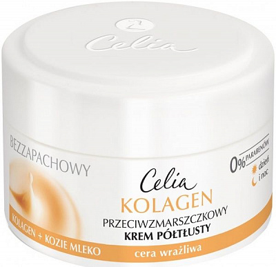 Крем день-ночь Celia KOLAGEN для чувствительной кожи 50 мл
