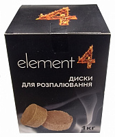 Разжигатель из древесной шерсти Element4 диски 1 кг