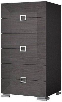 Комод Aqua Rodos Karat 620 мм черный 