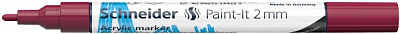 Маркер акриловий Schneider Paint-it 310 2 мм S120161 бордовий