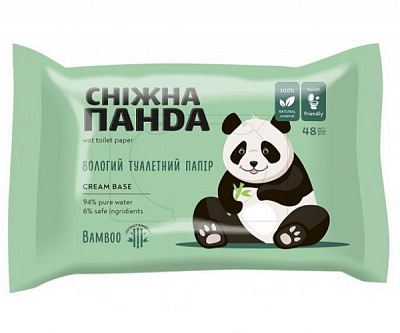 Туалетний папір Сніжна Панда Bamboo 48 шт.