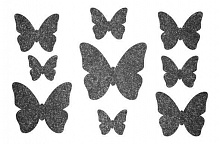 Декор из жидких обоев Бабочки 4 Bioplast 1014 