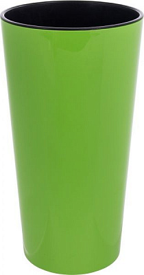 Горщик пластиковий Lamela Лілія круглий 13,2л зелений (535)