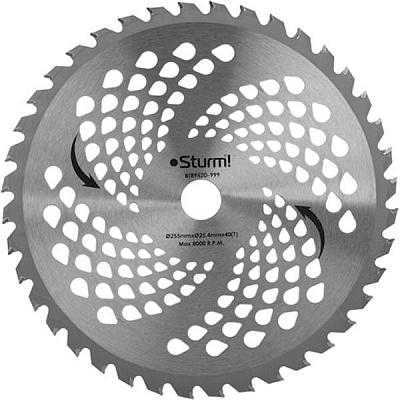 Диск Sturm для тримера твердосплавний Professional BT8952D-999 Ø255x25,4 мм