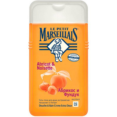 Гель-пена Le Petit Marseillais Абрикос и фундук 250 мл