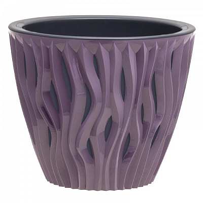 Кашпо Натхнення круглий 2,25 л сливовий (КШ-9055)