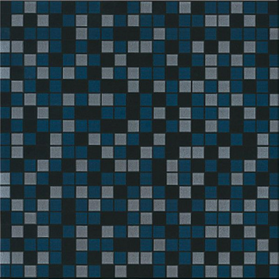 Плитка Карпатская керамика Квадро черная 300x300 мм