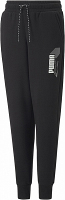 Штани Puma ALPHA SWEATPANTS FL B 67010801 р. 152 чорний